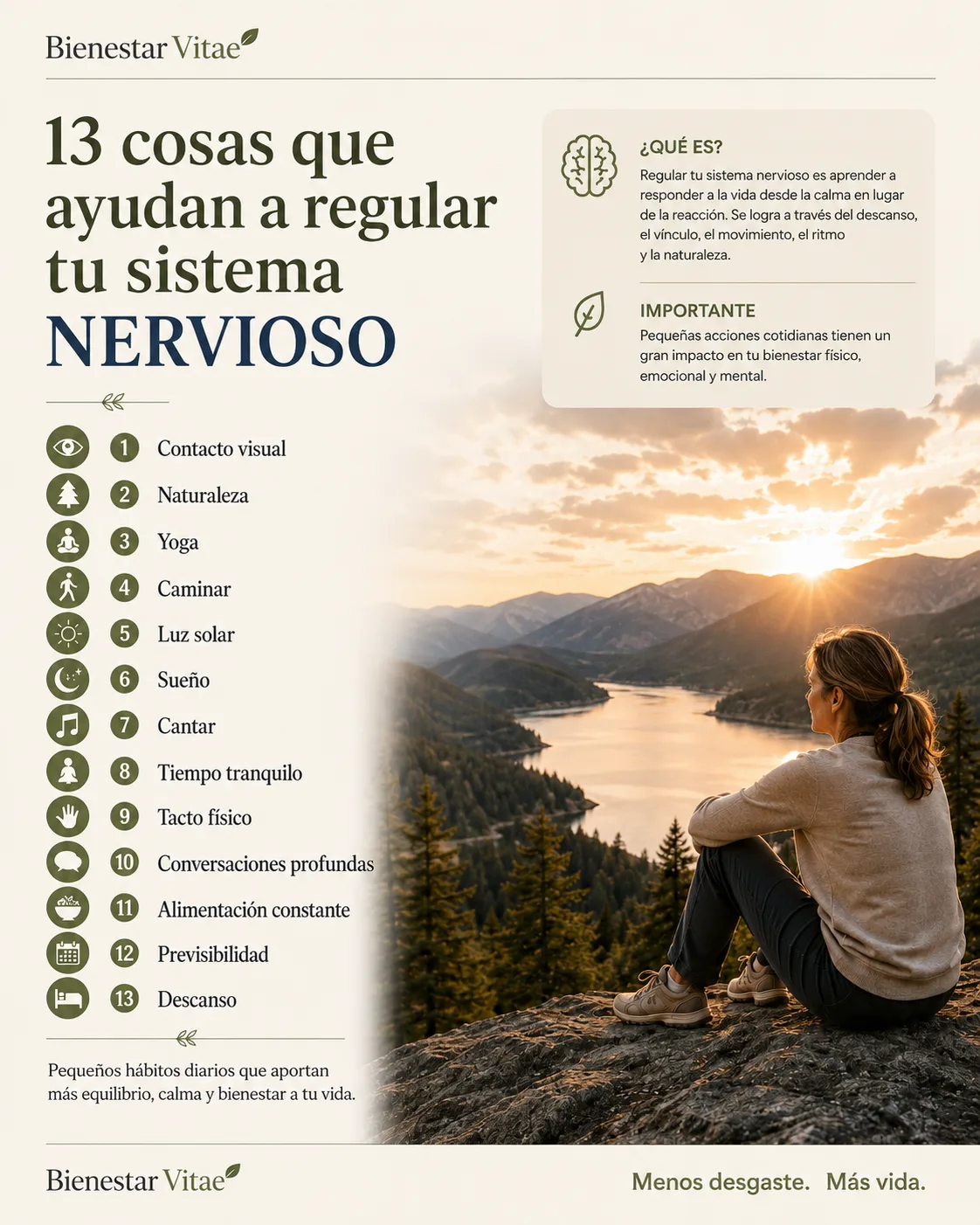 13 cosas que ayudan a regular tu sistema nervioso